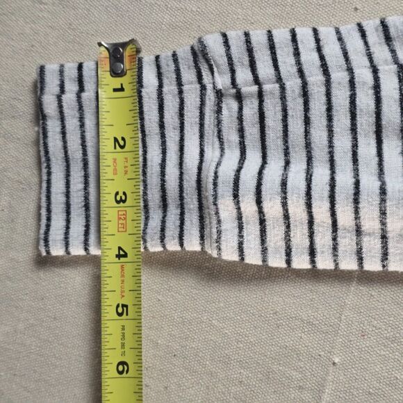 Gap Women’s XS Black & White Athletic‎ Jogger Sweatpants | Striped Drawstring - Picture 7 of 16